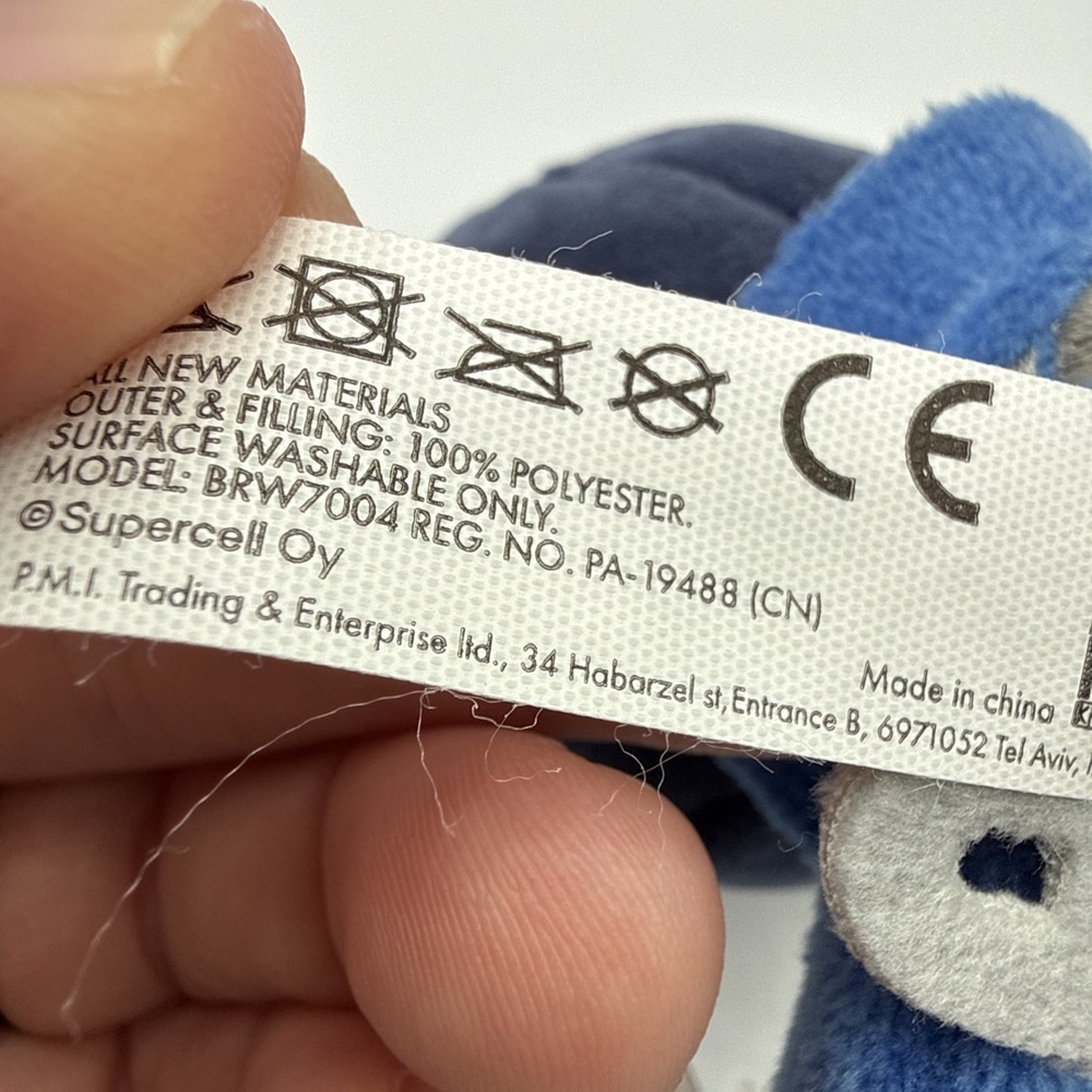 Brawl Stars Line Friends Crow Clip On Plush Key Chain 5 inch Supercell - Picture 8 of 9